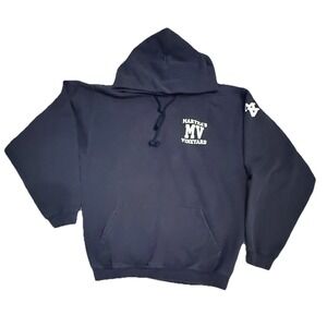 The Cotton Exchange Gear Pullover Hoodie Sweatshirt Martha's Vineyard Sz M